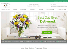 Tablet Screenshot of lawrenceflorist.net